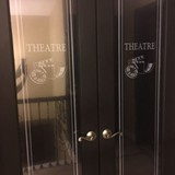Theatre room double doors
