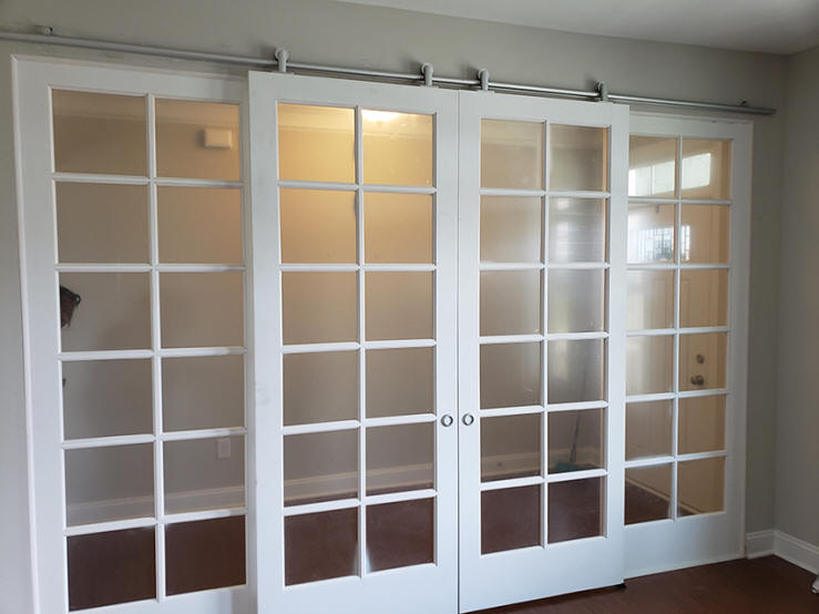 Bi-Parting Stock French Doors with Sidelites
